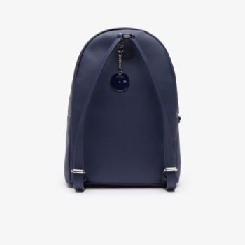 Lacoste Daily Classic Coated Piqué Canvas Backpack Dámské - Batoh Tmavě Blankyt | CZ-5ZF0H4